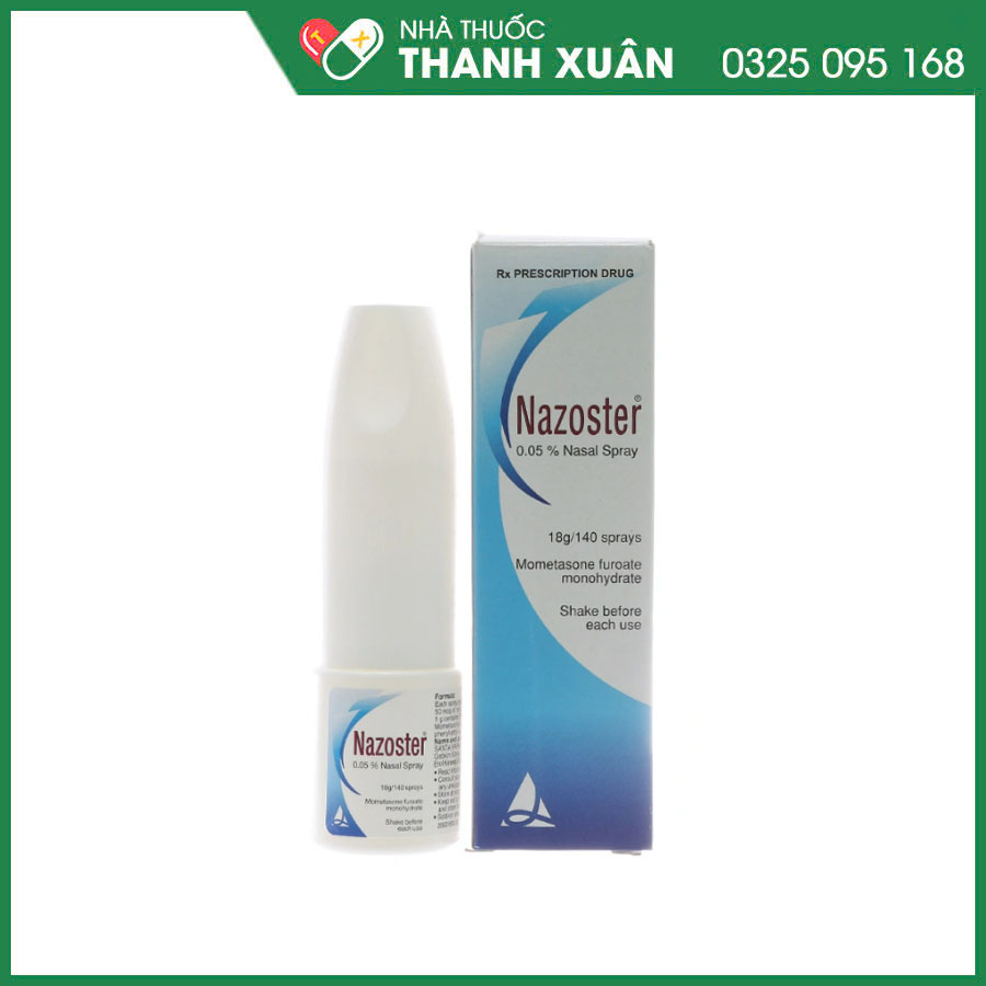 Nazoster thuốc xịt mũi điều trị viêm mũi dị ứng
